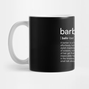 Barber definition Mug